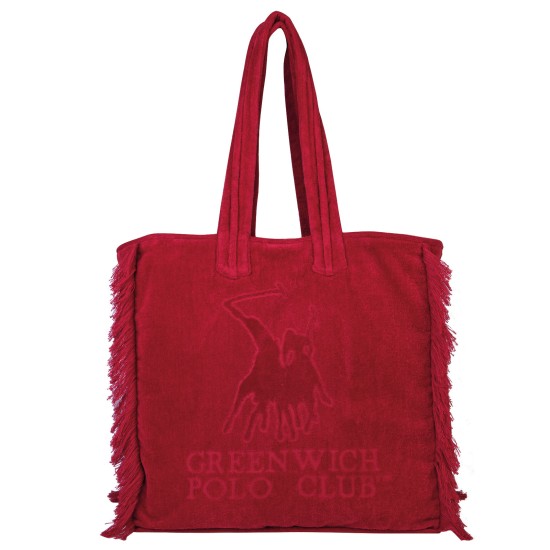 GREENWICH POLO CLUB BEACH BAG 42Χ45 3657 RED