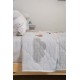 BIOKARPET Naf Naf Ballons 355 - Grey Bedspread