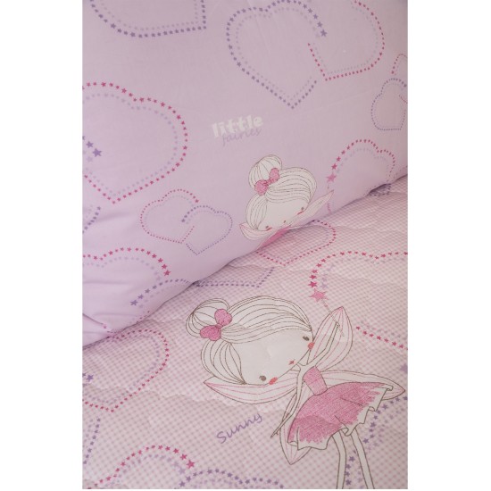 BIOKARPET Naf Naf Fairies 353 - Pink Bedspread
