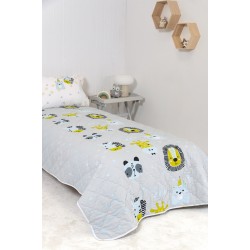 BIOKARPET Naf Naf Zoo 351 - Grey BEDSPREAD