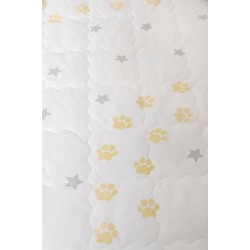 BIOKARPET Naf Naf Little Zoo 301 - White BEDSPREAD