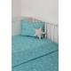 BIOKARPET Naf Naf Little Hello Star 304 - Blue Set sheets