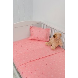 ΒΙΟΚΑΡΠΕΤ Naf Naf Little Hello Star 304 - Pink Σεντόνια σετ