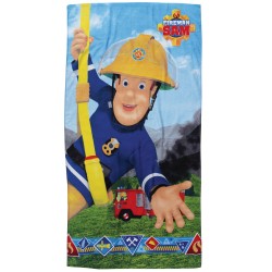 SAM THE FIREMAN 5848 BEACH TOWEL 70Χ140 SAM THE FIREMAN 5848 BEACH TOWEL 70Χ140