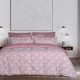 DAS HOME SHEETS SET DOUBLE CASUAL WITH RUBBER 5408 ΛΕΥΚΟ, PINK