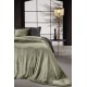 Velvet Khaki Blanket Set 160x240 & GIFT Decorative Pillow