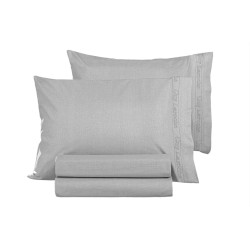 Pair of Sleeping Pillowcases Ύπνου Color Plus Smoke 50x70