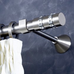 Anartisi Inox curtain rod Quiz  ​​Φ25 Nickel Satined