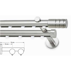 Anartisi Aluminum Rail Ilios S17  Inox Polished