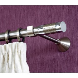 Anartisi Inox curtain rod Party ​​Φ25  Nickel Satined