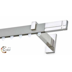 Anartisi Σιδηρόδρομος αλουμινίου Chicago  Διπλό 160cm Νικελ /MY-03