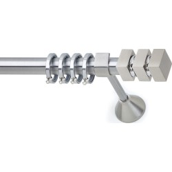 Anartisi Metal Curtain Rod Apolon Φ25 Nickel Satined