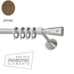 Anartisi Metal Curtain Rod Dream Strass Φ20 Bronzed