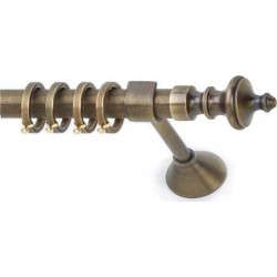 Anartisi Metal Curtain Rod Fiore Φ20 Bronzed