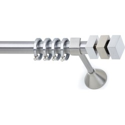 Anartisi Metal Curtain Rod Leader Φ25 Nickel Satined