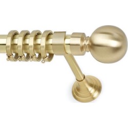 Anartisi Metal Curtain Rod Liberty Φ20 Polished Satined