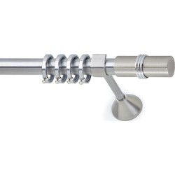 Anartisi Metal Curtain Rod Light Φ25 Nickel Satined