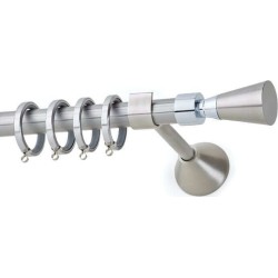 Anartisi Metal Curtain Rod Mariner Φ20 Nickel Satined