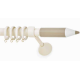 Anartisi Μεταλλικό Κουρτινόξυλο Pencil Μονό Φ25mm MY - 02 / Σαμπανιζέ Παιδικό