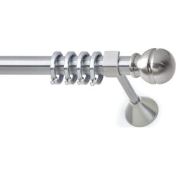 Anartisi Metal Curtain Rod Roma  Φ25 Nickel Satined