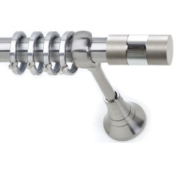 Anartisi Metal Curtain Rod S1 Φ25 Nickel Satined