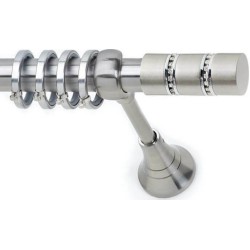 Anartisi Metal Curtain Rod S18 Φ25 Nickel Satined