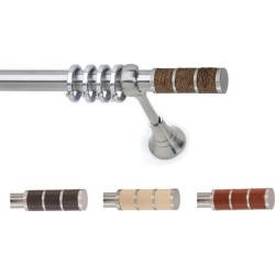 Anartisi Metal Curtain Rod S19 Φ25 Nickel Satined