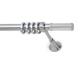 Anartisi Metal Curtain Rod S20 Φ25 Nickel Satined