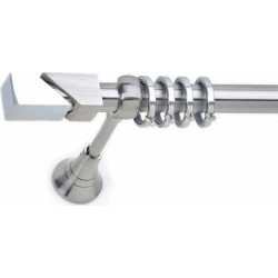 Anartisi Metal Curtain Rod S23 Φ25 Nickel Satined