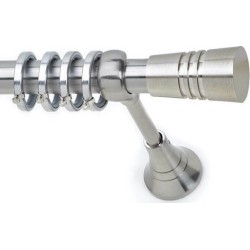 Anartisi Metal Curtain Rod S24 Φ25 Nickel Satined