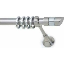 Anartisi Metal Curtain Rod S25 Φ25 Nickel Satined