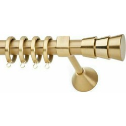 Anartisi Metal Curtain Rod Triplo Φ25 Oro Mat