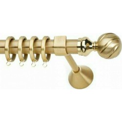 Anartisi Metal Curtain Rod Ilussion  Φ25 Oro Mat