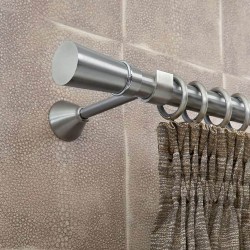 Anartisi Inox curtain rod Elena Φ25 Nickel Satined