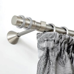 Anartisi Inox κουρτινόξυλο Lux Φ25 Νικελ Σατινε Anartisi Inox κουρτινόξυλο Lux Φ25 Νικελ Σατινε