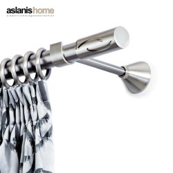 Anartisi Inox curtain rod Mango ​​Φ25 Nickel Satined