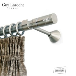 Anartisi Inox curtain rod Valeria ​​Φ25 Nickel Satined