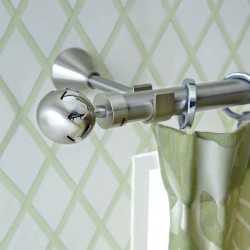 Anartisi Inox curtain rod OscarΦ25  Nickel Satined