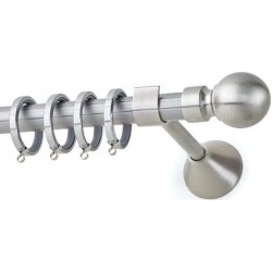Anartisi Metal Curtain Rod Liberty Φ20 Nickel Satined