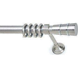 Anartisi Metal Curtain Rod Dilos  Φ35 Nickel Satined
