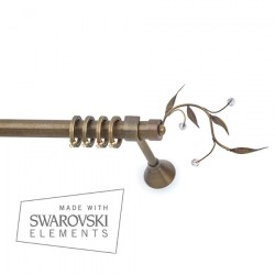 Anartisi Metal Curtain Rod  Elia Φ25 Bronzed