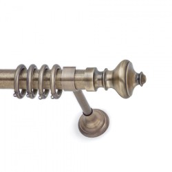 Anartisi Metal Curtain Rod  Fiore Φ35 Bronzed
