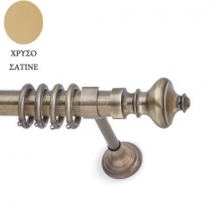 Anartisi Metal Curtain Rod  Fiore Φ35  Polished Satined