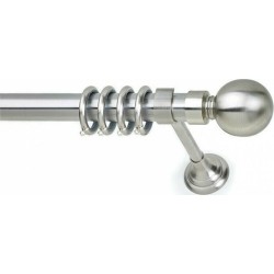 Anartisi Metal Curtain Rod  Liberty Φ35 Nickel Satined