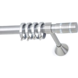 Anartisi Metal Curtain Rod  Lion Φ30  Nickel Satined