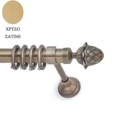 Anartisi Metal Curtain Rod  Luxor Φ35  Polished Satined