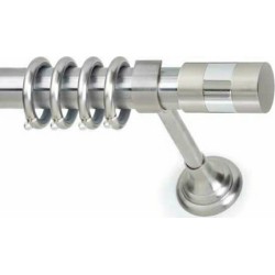 Anartisi Metal Curtain Rod Pegasos Φ35 Nickel Satined