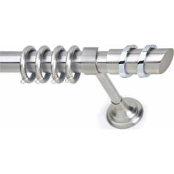 Anartisi Metal Curtain Rod  S12 Φ35 Nickel Satined