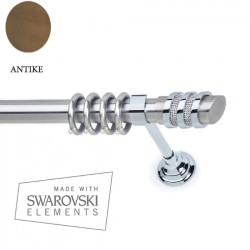 Anartisi Metal Curtain Rod  Status Strass Φ35 Bronzed