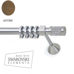 Anartisi Metal Curtain Rod  Strass One Φ25  Bronzed